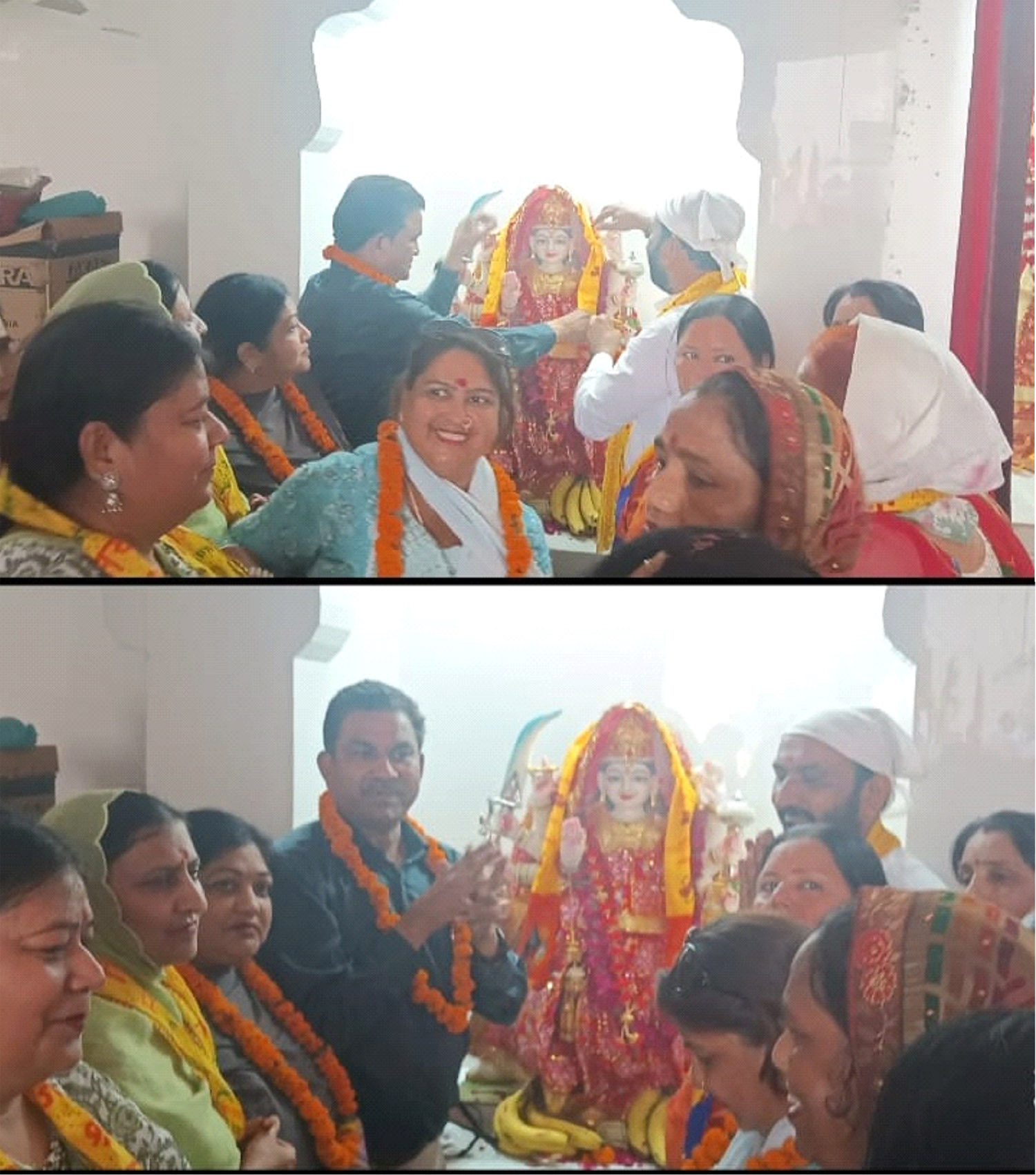 Idol of Durga Mata Ji installed in Shiv Mandir Sular